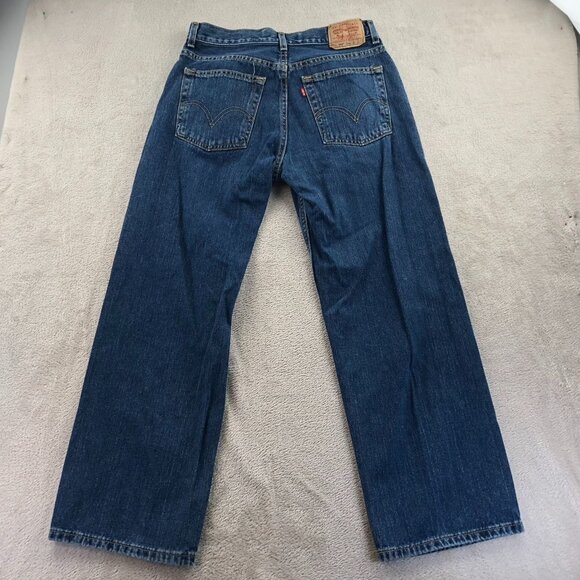 Vintage Levis Womens 569 Jeans Size 18 Loose Straight Classic Blue Denim Casual - Picture 13 of 13